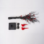 1 – Prelit Black Christmas and Halloween Tree Lights