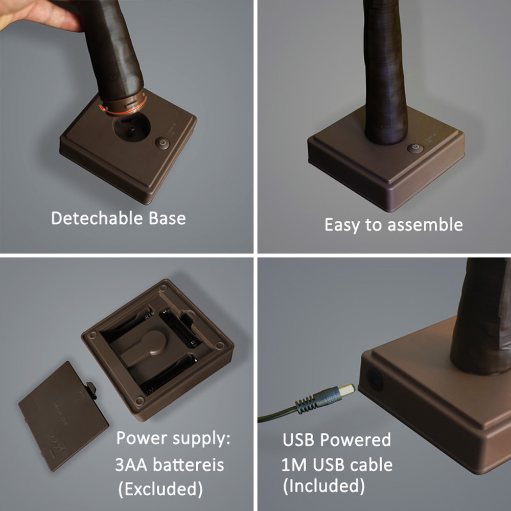 7 - Chinese Artificial LED Lighted Red Maple Leaf Tree Bonsai