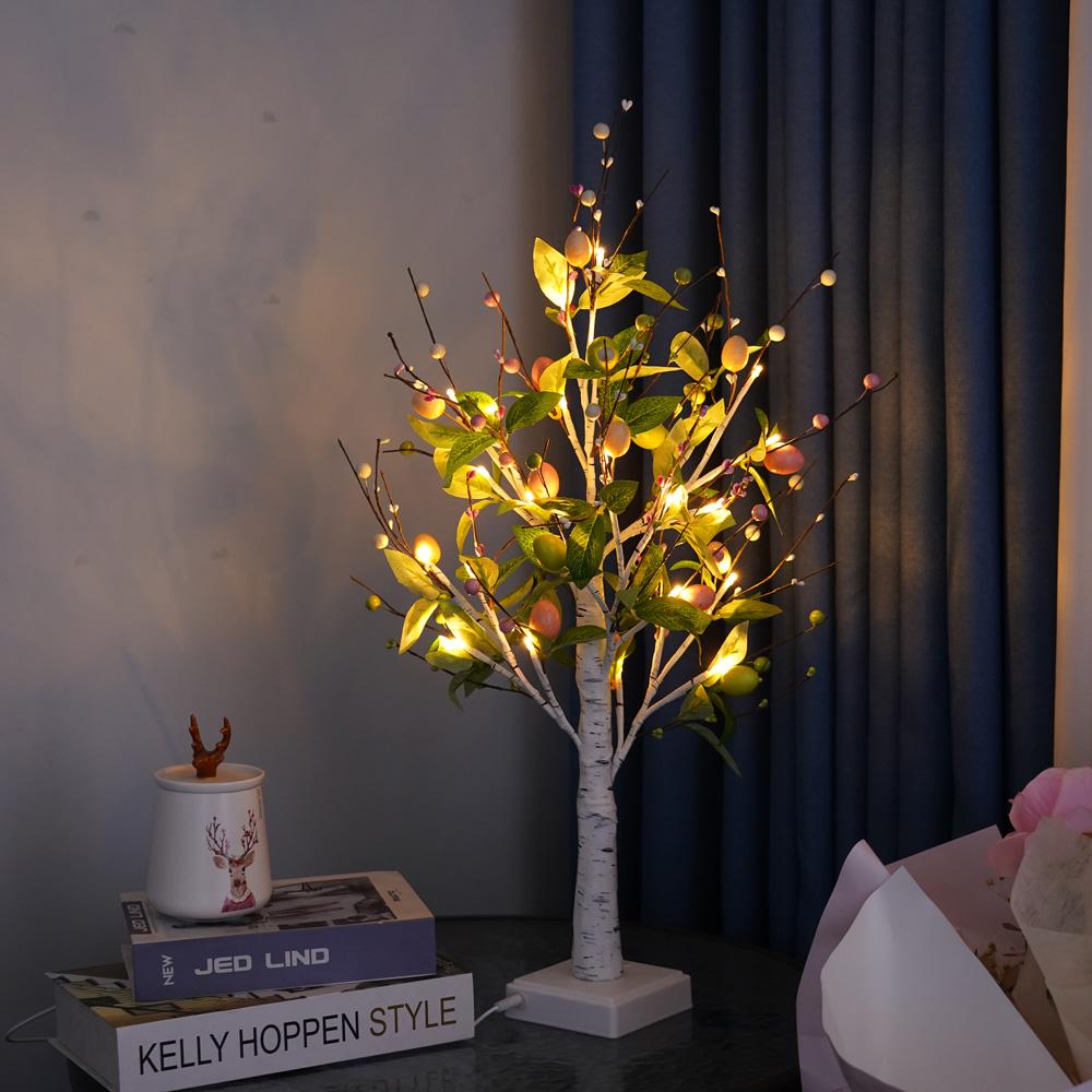 JORIX LED Bonsai Tree Light 70cm Warm White Fairy Light Tree Lamp USB & Battery Operated Decorative Table Lamp with Flexible Copper Branches for Christmas Bedroom Decor Mother's Day & Father's Day Gift